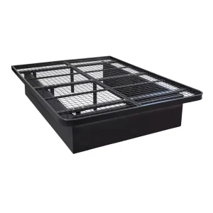 Factory Full Queen Size Industrial Metal Bed Frame for Hotel Hostel Apartment Farmhouse Use