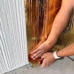 Factory Gold Leaf Foil Roll 64cm*120m for Metal Craft Decoration, Wallpaper and Furniture Gilding