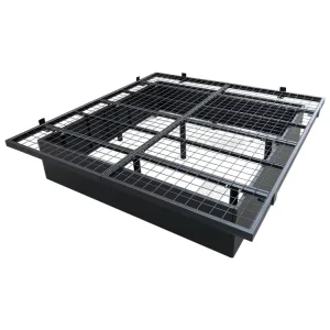 Factory King Size Hotel Bedroom Furniture Metal Base Bed Frame
