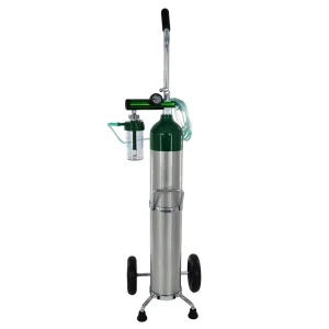Factory MD Me Ml6 M6 M22 M60 M90 Tped DOT Medical Aluminium Oxygen Cylinder Bottle Tank Gas Cylinders with Valve with Cart