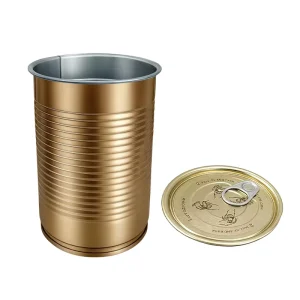 Factory Manufacturer Custom 73mm*113mm Empty Round Metal Can Empty Food Tin Can for Tuna Fish Ham Chicken Meat
