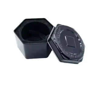 Factory Manufacturer Custom Printed Hexagonal Metal Tin Box for Gift Packaging and Storage