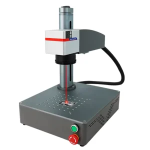 Factory Mini Desktop Fibre Laser Marking Machines 20W Metal Printing and Laser Engraving Machine