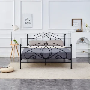 Factory Modern Metal Bed Popular Sale for Bedroom Home Furniture