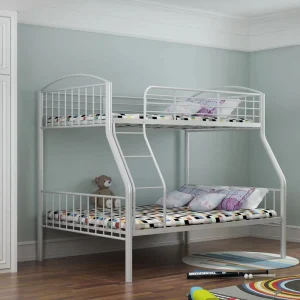 Factory Modern Metal Bunk Beds for Apartment Bedroom Dormitory School Hotel Use Iron Bed