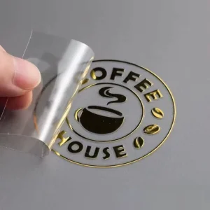 Factory OEM ODM Hot Stamping Gold and Silver Vivid Color Printing Stylish Metal Crystal Stickers Sparkling Designs