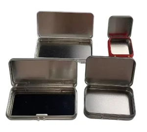Factory Price Child Resistant Grade Tinplate Metal Box CR Tins for Candy Can for Medicine Storage Tin Box