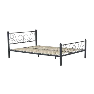 Factory Price European Hotel Durable Heavy Duty Steel Adjustable Metal Raised Loft Bed Frame with Storage Customizable Sizes