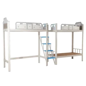 Factory Price Sturdy Quality Mulit People School Dorms Apartments Thickened Metal Loft Bed