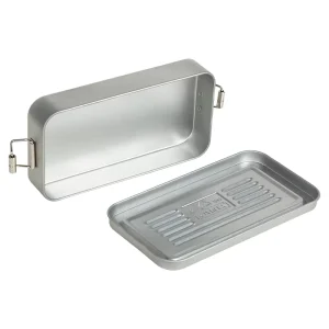 Factory Recyclable Portable Rectangular Tinplate Box with Secure Latch for Hair Accessories, Jewelry, and Small Items