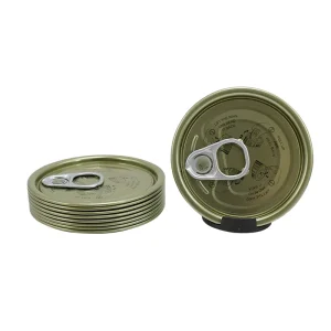 Factory Sale Direct 66mm 70mm 73mm Easy Peel off Lid for Food Can Tin Easy Open Lids for Gold Metal Cans