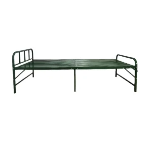 Factory Sale Modern Metal Frame Single Bed Foldable Design for Household and Hotel Use