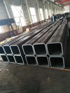 Factory Straight Q235B Hot Rolled Alloy square Tube Q235B 160 80 High Strength Deformation Resistance Strong Weldability