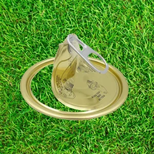 Factory Supply 401# EOE 99mm Tinplate Metal Food Grade Child Proof Easy Open End Custom Color O D Shape for Cans