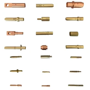 Factory Supply CNC Machining Wire EDM EV Charger Type 2 CCS Brass Terminal Connector J1772 Charging Pins for New Energy Vehicles