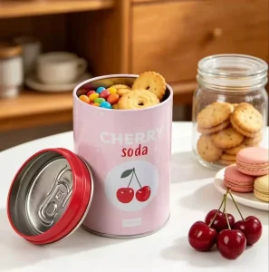 Factory Supply Food Grade Metal Storage Tin Eco Friendly Recyclable Tinplate Packaging for Chocolate Chewing Gum Candy