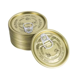 Factory Supply TFS Lid Easy Open End Food Grade Non-Refillable Custom Color Metal Tinplate Cans
