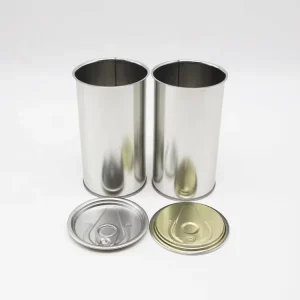 Factory Tinplate Round Oil Packaging Can 1 kg Easy Open with Lid