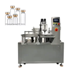Factory Vial Powder Filling and Capping Machine with Automatic Single-Head Powder Filler