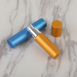 Factory logo Custom Mini 10ml Travel Size Empty Metal Little Perfume Bottles Refillable Perfume Atomizer Cosmetics Personal Care