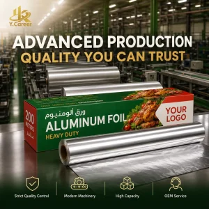 Falcon Food Grade Foil Plain Soft Temper Aluminum Alloy 8011 Foil Roll for Food Packaging