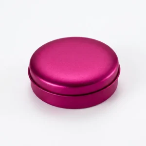 Fashion Popular Small Round Empty Round Pill Mint Metal Tin Box