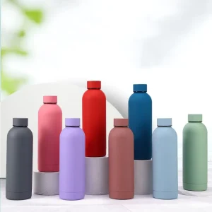Fitness Thermo Eco Friendly Vacuum Metal Drink Bottle Stainless Steel Insulated Water Bottle with Custom logo