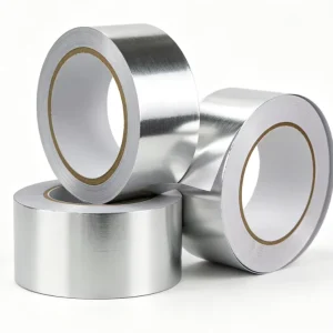 Foil laminated Pure Aluminum Foil Tape Waterproof High Temperature Fireproof Reinforced Aluminum Foil Tape for Pipe Wrapping