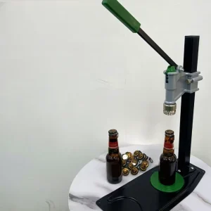 Foldable Manual Pull-Ring Cap Capping Machine for Glass Beer and Soda Bottles