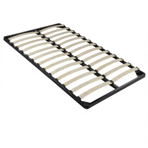 Foldable Metal Bed Frame for Saving Speace King Size for Living Room Used Bed Base with Durable Wood Slats for Hotel