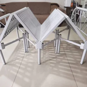 Folding Bed Space Saving Iron Steel Portable Camping Metal Folding Bed Frame Price