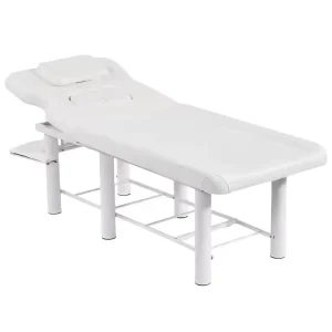Folding Metal Beauty Bed Set with Chest Hole Massage Bed for Beauty Salons Home Living Room & Hotel Use Moxibustion Therapy