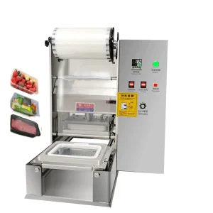 Food Container and Tray Sealing Machine for Plastic Boxes