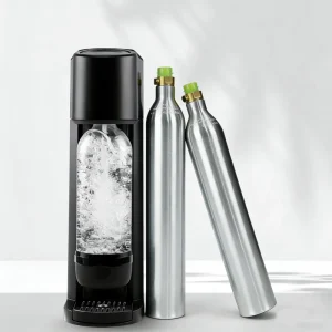 Food Grade 0.6L Recyclable Corrosion-Resistant CO2 Gas Cylinder for Soda Maker and Home Coffee
