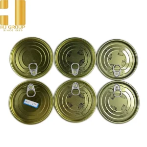 Food Grade 401E 99mm Tinplate Canned Food Easy Open End