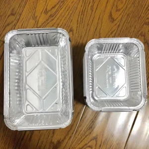 Food Grade 8011 3003 Aluminum Foil Pans Disposable Aluminum Foil Containers With Lids Foil Trays for Cooking