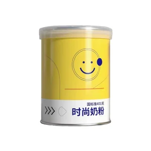 Food Grade 83mm 307# Tinplate Can for Milk Powder Welded Empty Metal Packaging for Formula Vacuum Support