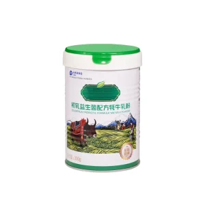 Food Grade 99mm 401# Matte Tinplate Can for Milk Powder Beverage Welded Empty Metal Packaging Can with Crown Cap
