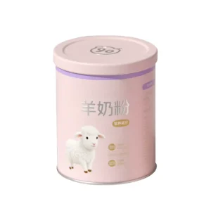 Food Grade 99mm 401# Tinplate Can for Milk Powder Welded Empty Metal Packaging for Formula Vacuum Support