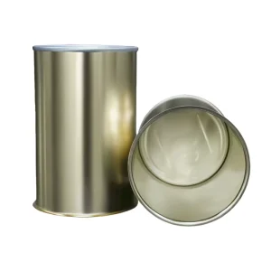 Food Grade 99mm 401# Tinplate Can for Milk Powder Welded Empty Metal Packaging for Formula Vacuum Support