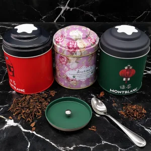 Food-Grade Airtight Matte Tinplate Container for Coffee and Tea