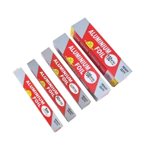 Food Grade Aluminum Foil Roll for Household Catering Printed Treatment for Food Packaging Cooking Frozen Barbecue
