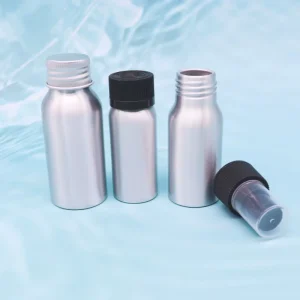 Food-Grade Aluminum Mist Spray Bottle for Essential Oil, 15ml 30ml 50ml 100ml