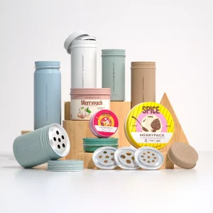 Food Grade Aluminum Powder Bottle Metal Container with Bigger Holes Spice Bottles Packaging Salt Aluminum Cylinder Tin