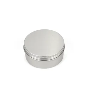 Food Grade Aluminum Tin Can 5mL 150mL Round Metal Lip Balm Jar Screw Cap Cosmetics Lipstick Industrial Use Volumes 30mL 60mL