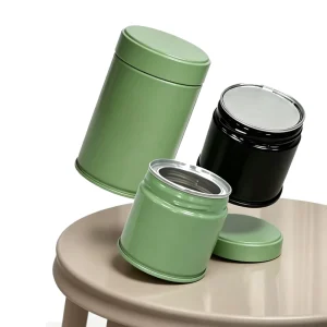 Food Grade Coffee Can 73X75mm Metal Tinplate Can Airtight Lids for Matcha Powder Coffee Tea Pet Food Round Metal Tin