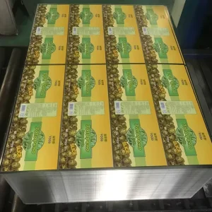 Food Grade Eco Friendly Printed Tinplate Sheets CMYK Pantone Color Printing 0.14 0.50mm Thickness for Food Cans Tea