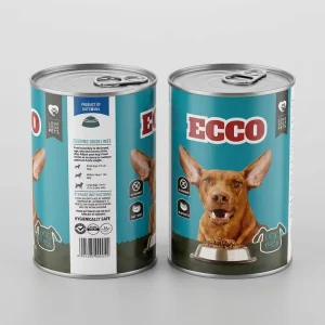 Food Grade Empty Pet Food Tin Can Custom Printed Dog Food Metal Box Packaging Cat Food Metal Tins with Lids Metal Cans