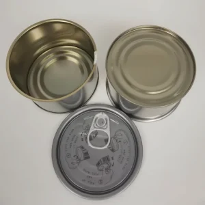 Food Grade Empty Tin Can for Food Packing Metal Can with Lid