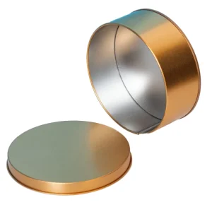 Food Grade Glossy Metal Tin Can Packaging Box for Candy, Sugar, and Cookies